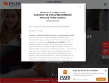 Tablet Screenshot of esser.com.br